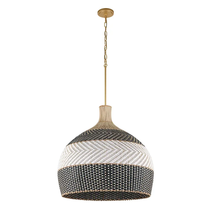 Zanzibar 26" Rattan Pendant Light - Image 8