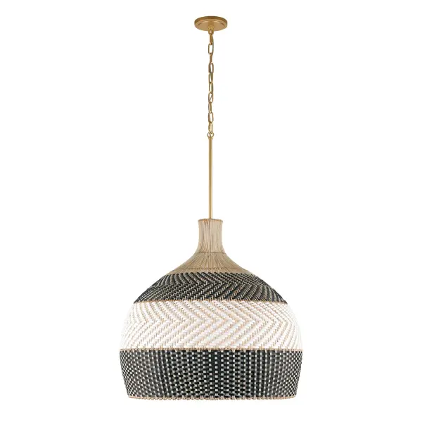 Zanzibar 26" Rattan Pendant Light - Image 9