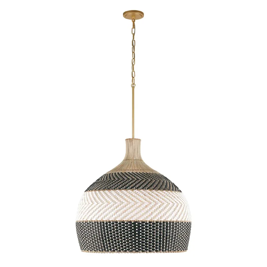 Zanzibar 26" Rattan Pendant Light - Image 9