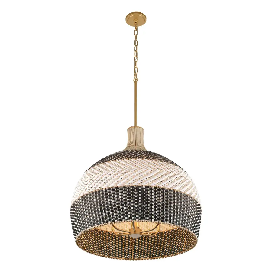 Zanzibar 26" Rattan Pendant Light - Image 10