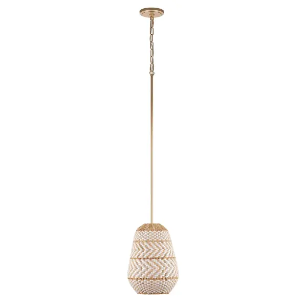 Zanzibar 10" Rattan Pendant - Image 1