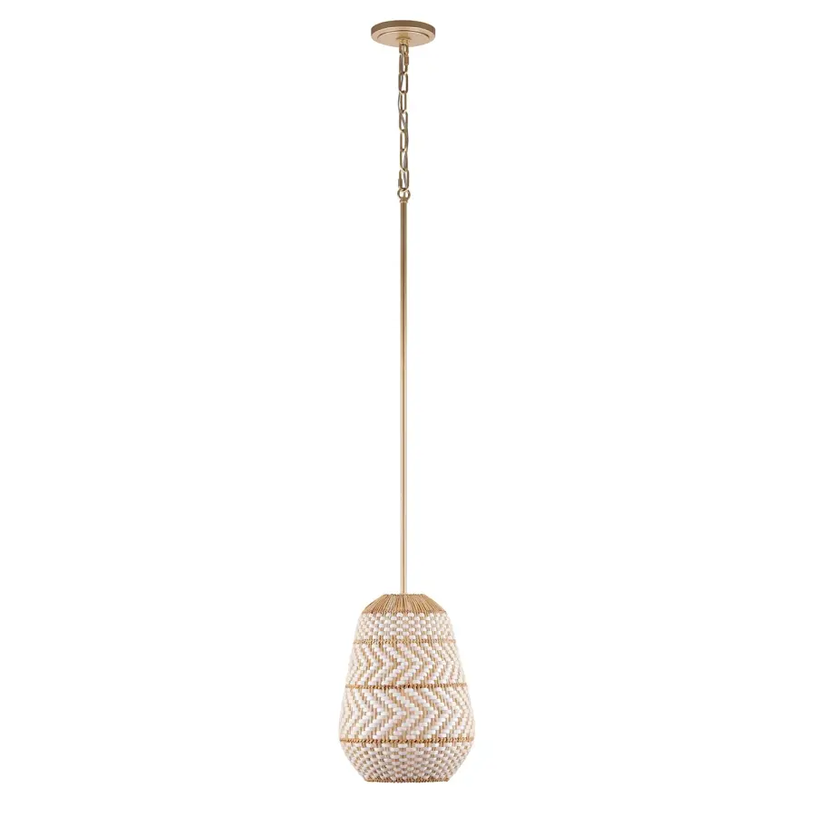 Zanzibar 10" Rattan Pendant - Image 1