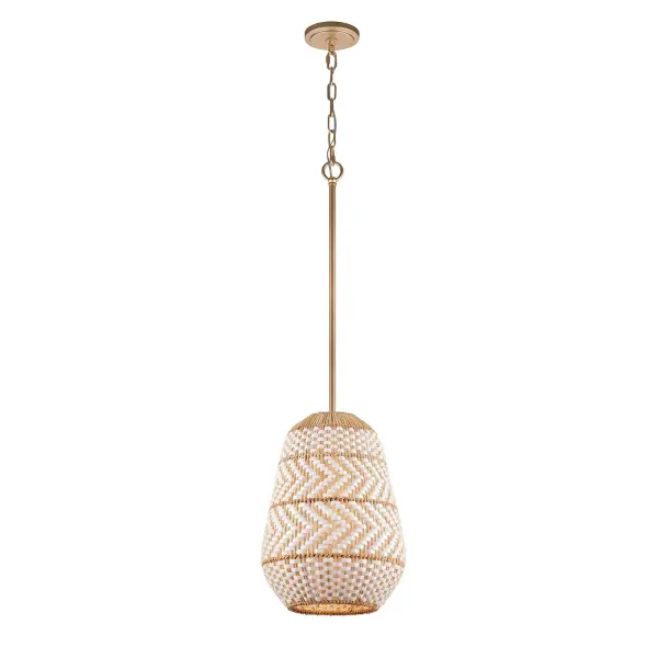 Zanzibar 10" Rattan Pendant - Image 3