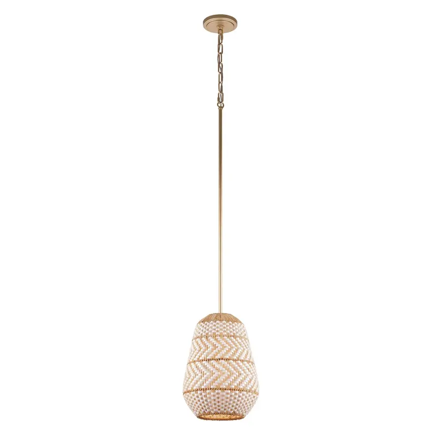 Zanzibar 10" Rattan Pendant - Image 4