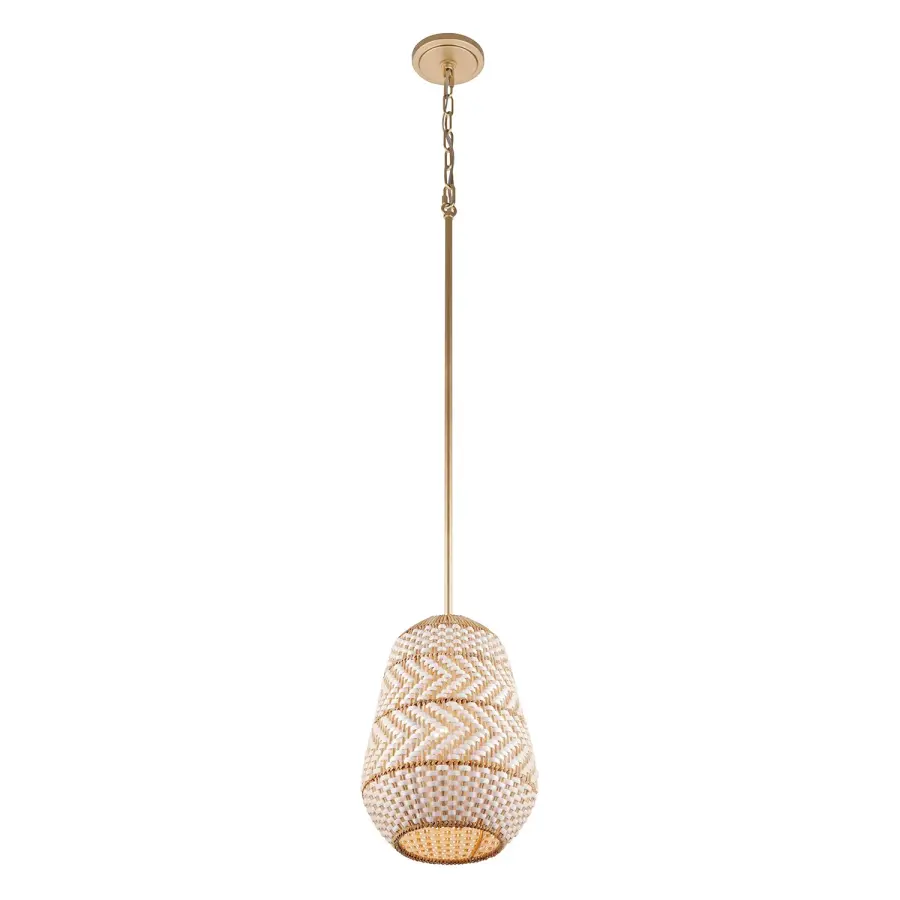 Zanzibar 10" Rattan Pendant - Image 5