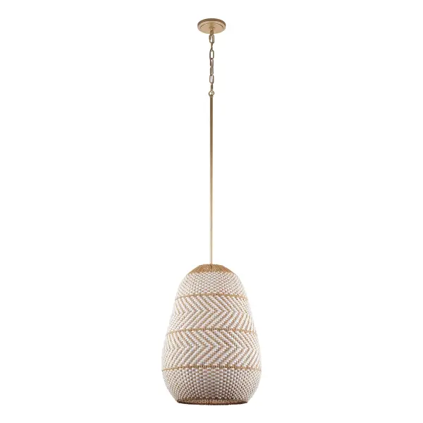 Zanzibar 16" Rattan Pendant Light - Image 2