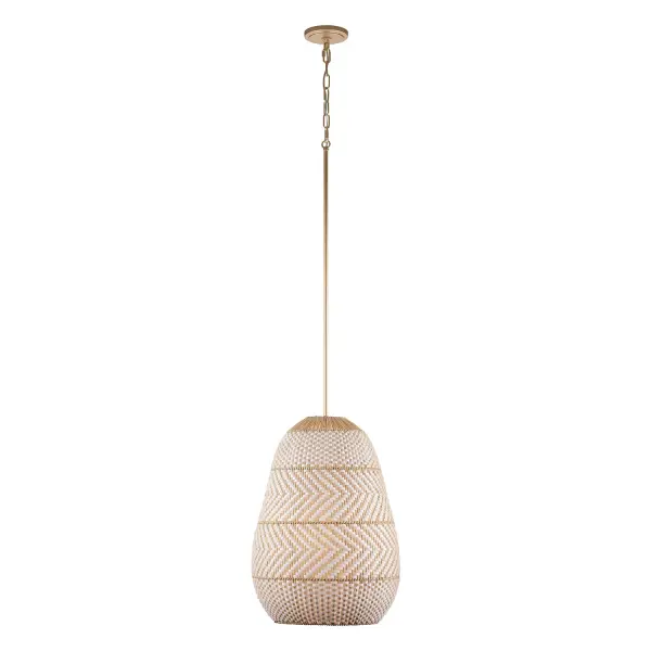 Zanzibar 16" Rattan Pendant Light - Image 3