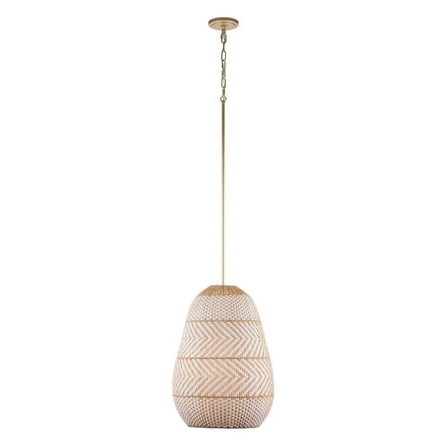 Zanzibar 16" Rattan Pendant Light - Image 3
