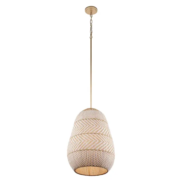 Zanzibar 16" Rattan Pendant Light - Image 4
