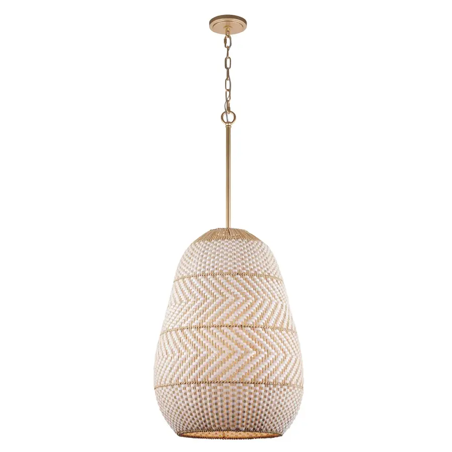 Zanzibar 16" Rattan Pendant Light - Image 5