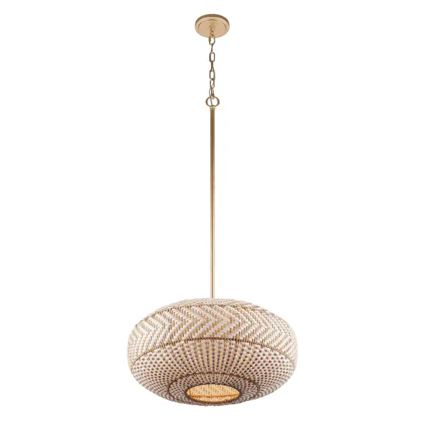 Zanzibar 22" Rattan Pendant Light - Image 4