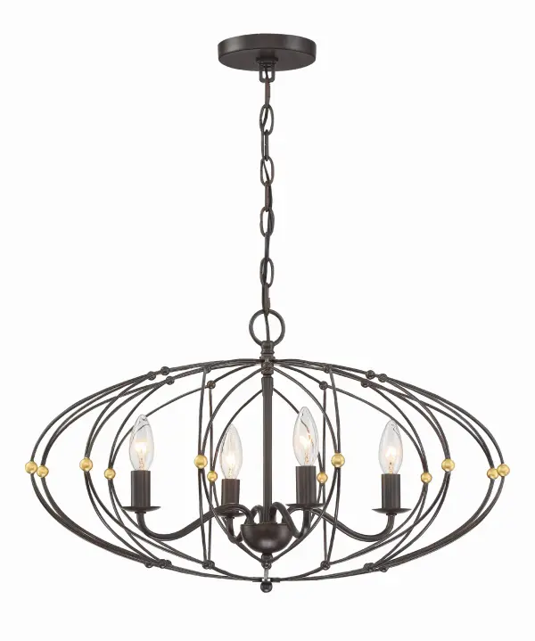 Zucca 24.5" Spherical Chandelier - Image 2