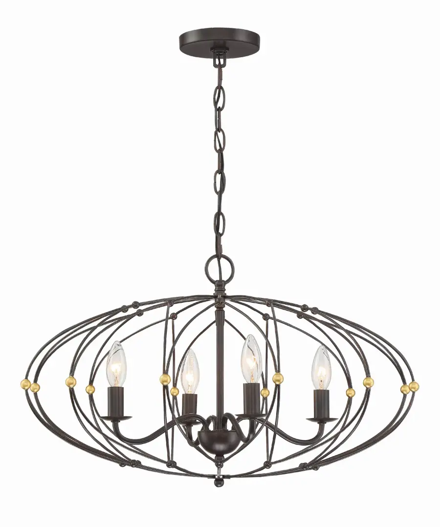 Zucca 24.5" Spherical Chandelier - Image 2
