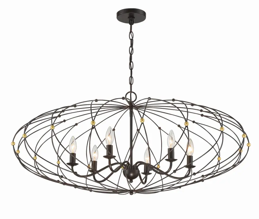 Zucca 38.25" Spherical Chandelier - Image 1