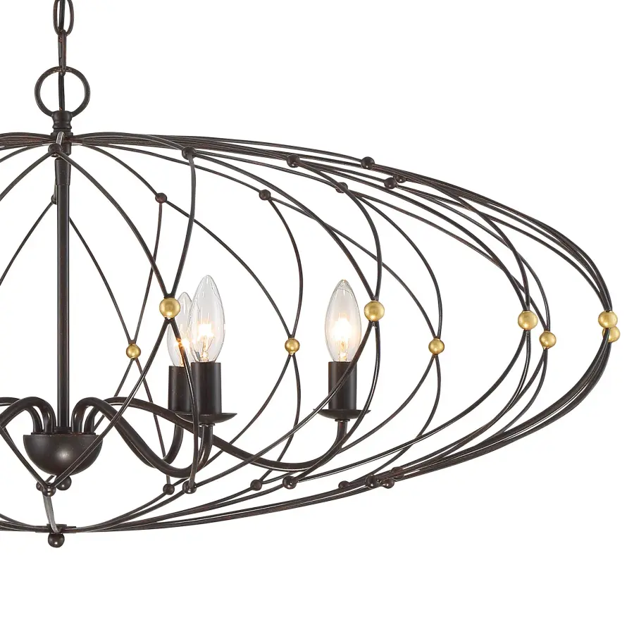 Zucca 38.25" Spherical Chandelier - Image 4