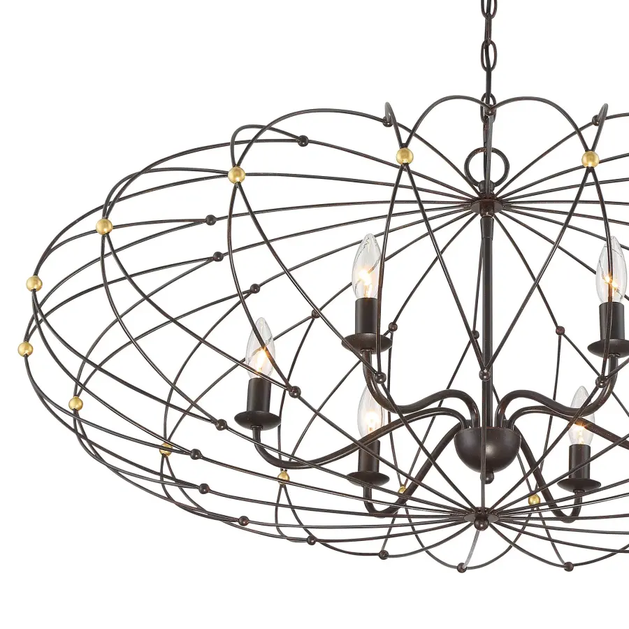 Zucca 38.25" Spherical Chandelier - Image 5