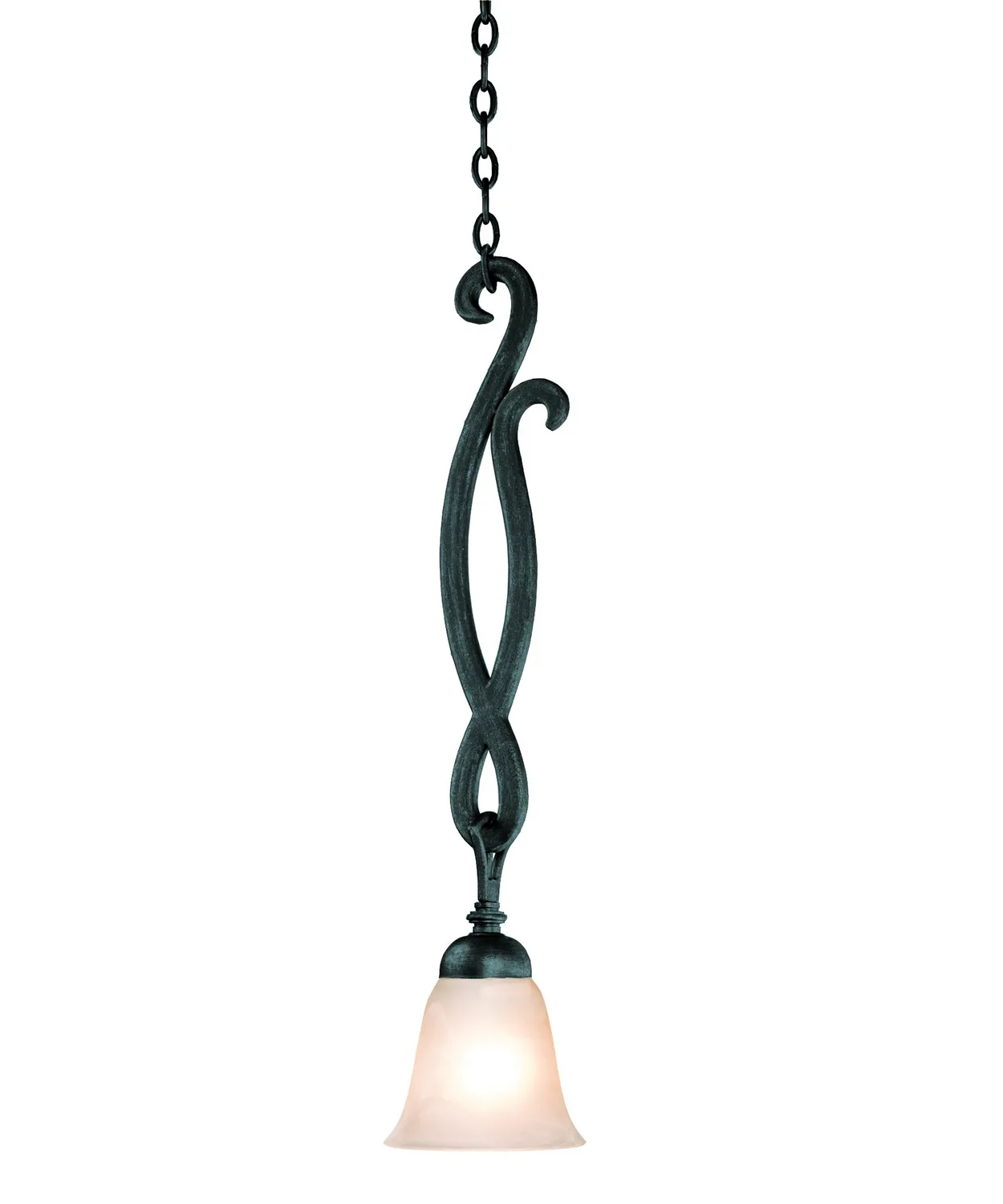 Santa Barbara One Light Mini Pendant in Tortoise Shell