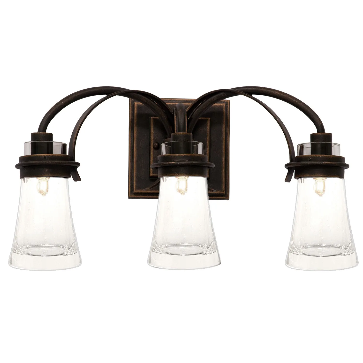 Dover LED Bath in Antique Copper