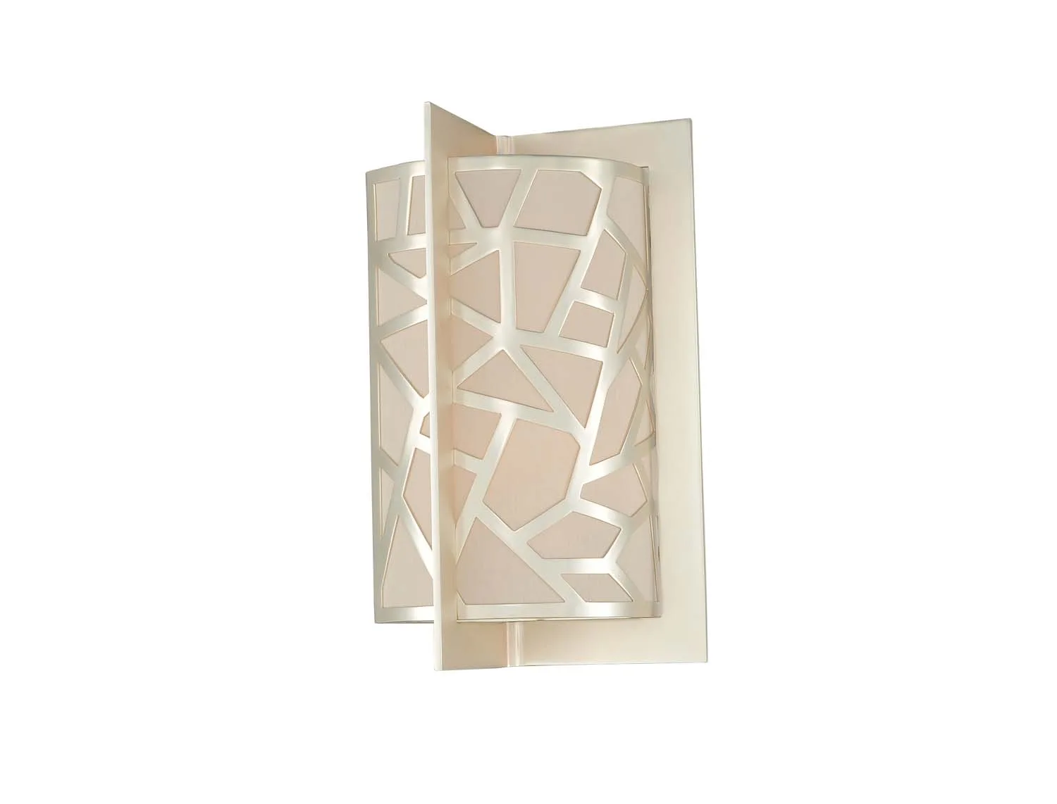 Miramar Two Light Wall Sconce in Rose Silver