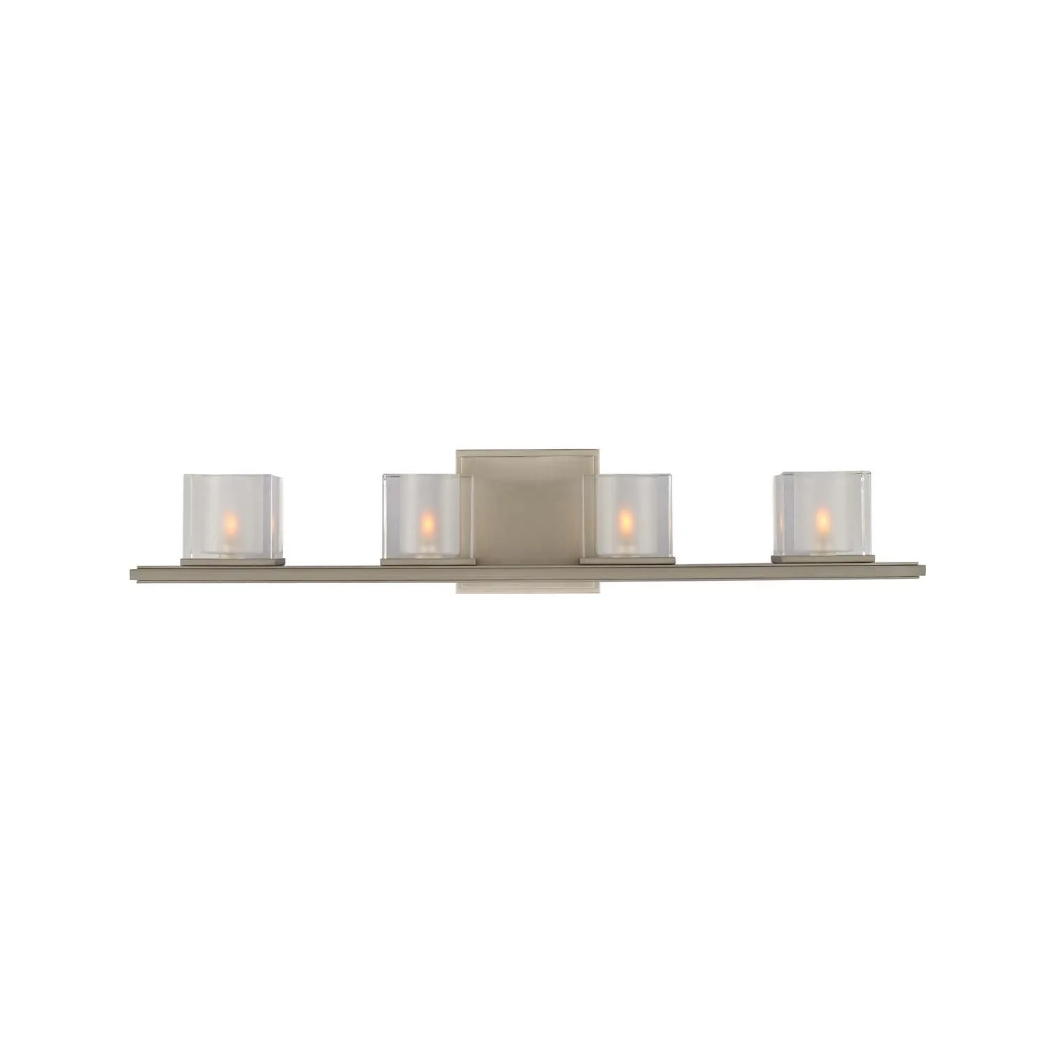 Naples LED Bath in Satin Nickel