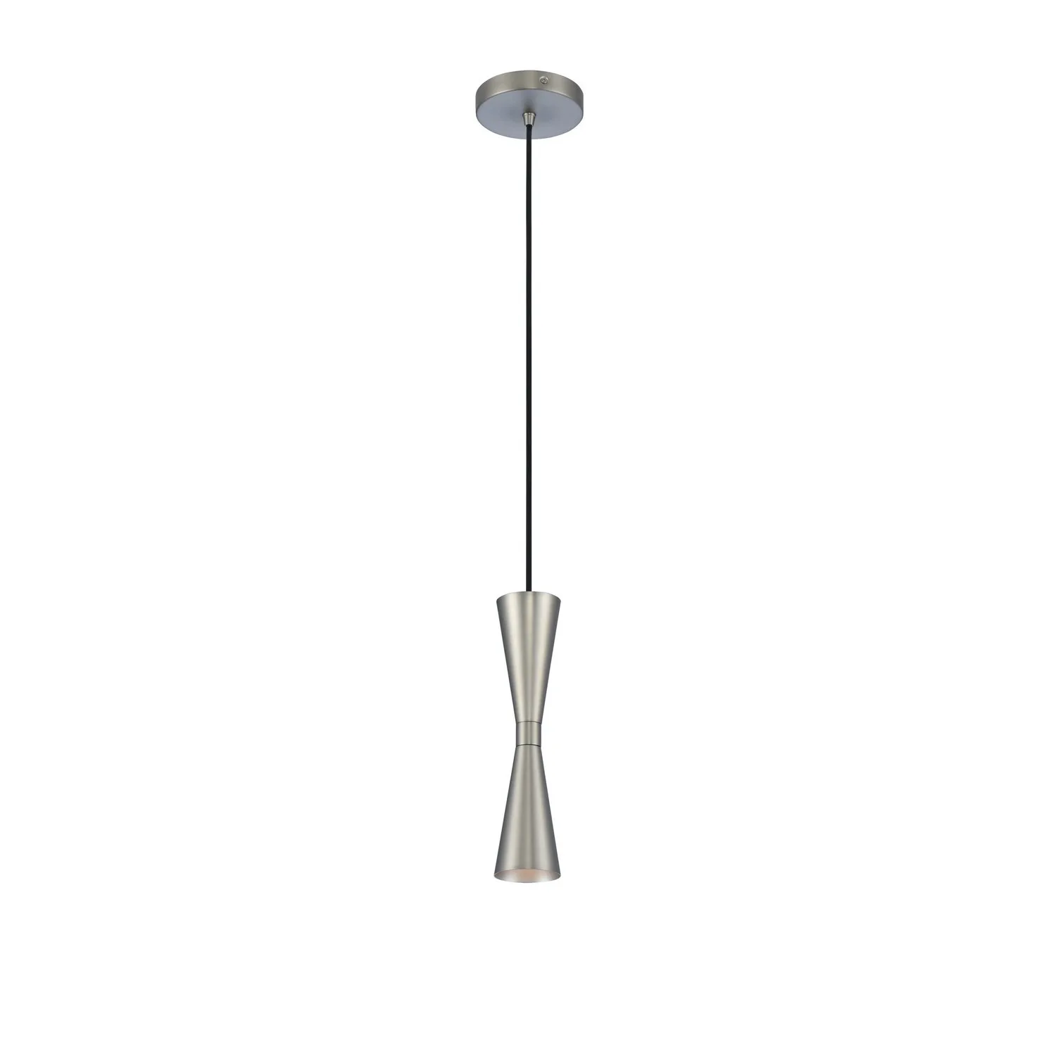 Milo LED Mini Pendant in Satin Nickel