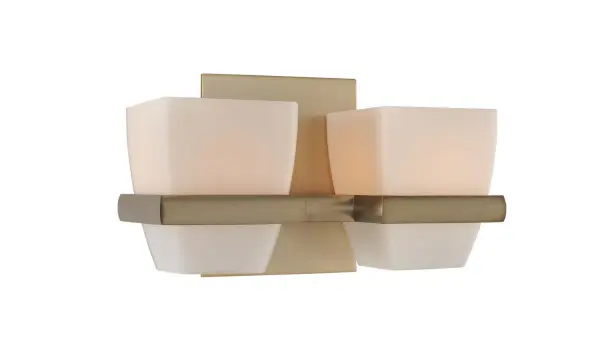 The Malibu bath vanity collection features a soft tapered square matte opal glass that is seemlessly cradled in a soft tapered framework. The G9 Xenon lamps are included. The series is featured in a polished chrome or exclusive brushed bronze finish. Collection: Malibu Rooms: Bathroom, Vanity, Spa, Powder Room Finish: Brushed Bronze Width: 10.00" Height: 6.00" Weight: 4.00 lb Extension from Wall: 5.50" Wire: 6`` Mounting Height: 4.00" Canopy: 4.25``x6`` Bulbs Included Number of Bulbs: 2 Maximum Wattage: 3.00 W Bulb Base: G9 Light Source: LED Light Output: 600.00 lm Color Temperature: 3000 K Dimmable Voltage: 120.00 V Material: Heavy Gauge Steel , Opal Glass Country of Origin: China Safety Listing: cETL Safety Rating: Dry LED
