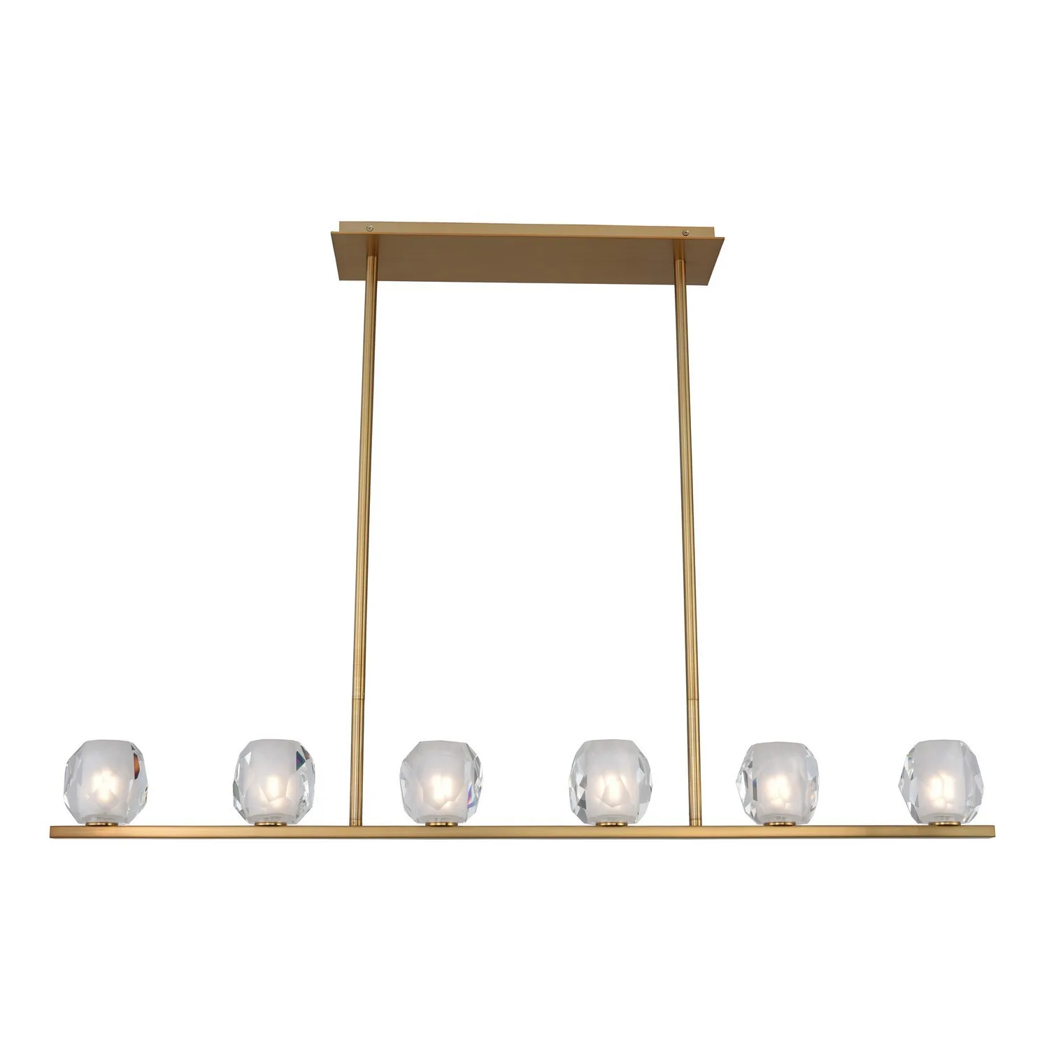 Stella LED Island Pendant in Winter Brass