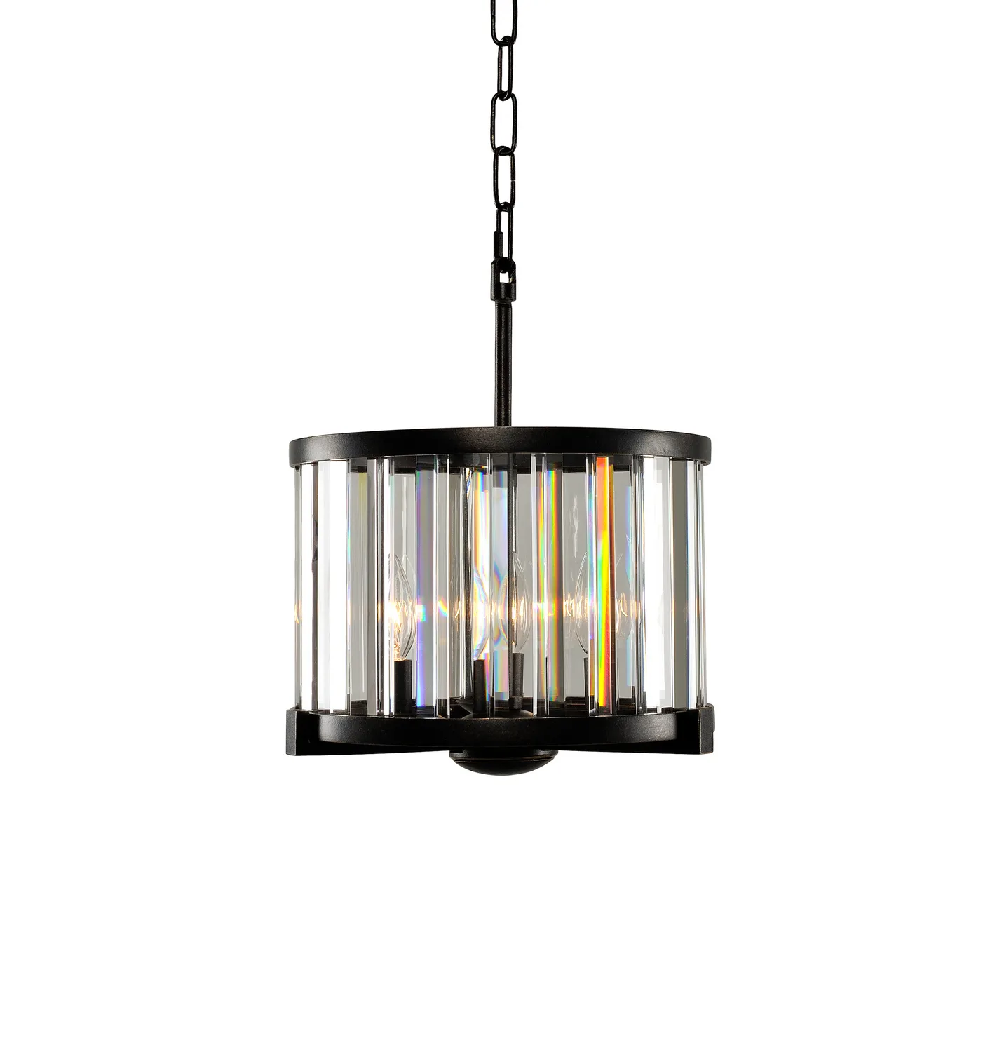 Essex Three Light Convertible Pendant - Semi Flush Mount in Sienna Bronze