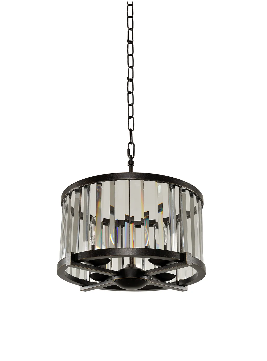 Essex Four Light Convertible Pendant - Semi Flush Mount in Sienna Bronze