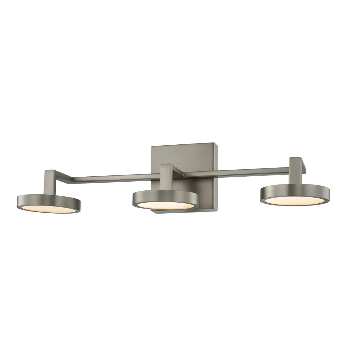 Eaton LED Bath in Satin Nickel