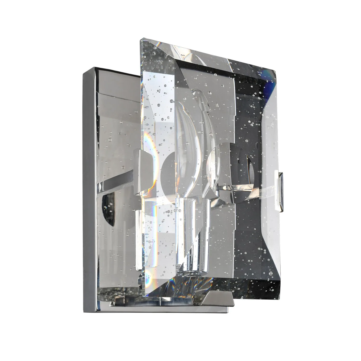 Giada One Light Wall Sconce in Stainless Steel