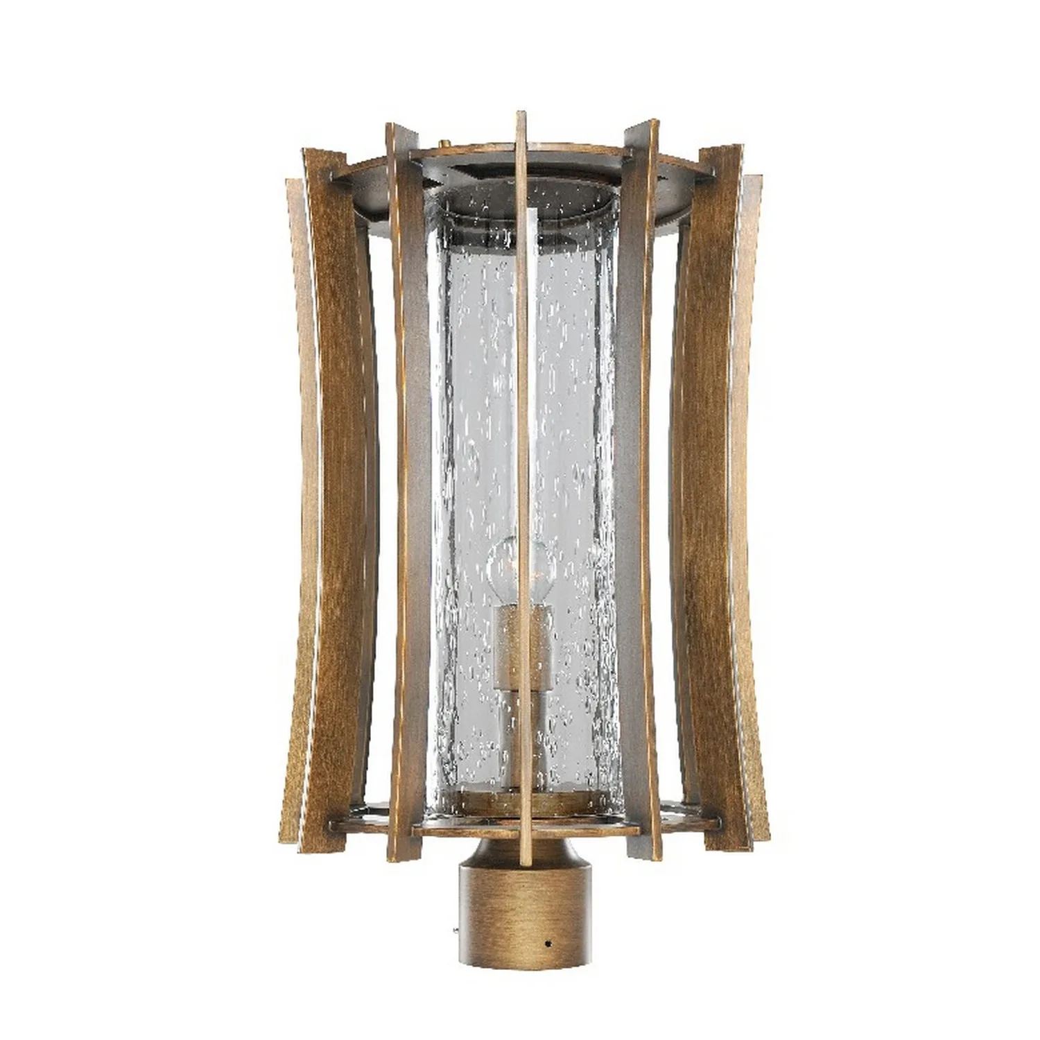 Ronan One Light Post - Pier Mount in Bronze Dusk