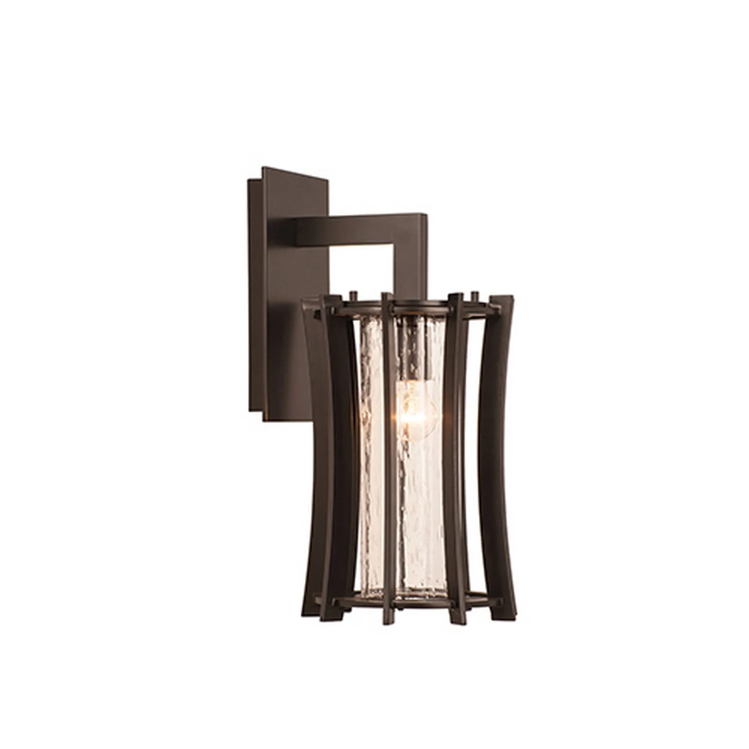 Ronan One Light Wall Bracket in Bronze Dusk