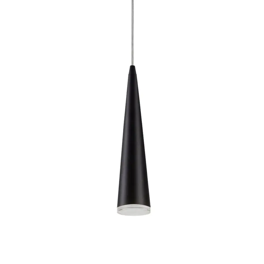 Mina 12" LED Pendant in Brushed Nickel - Image 1