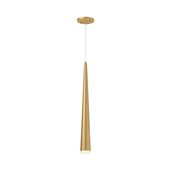 Mina 24" LED Pendant in Brushed Gold - Image 9