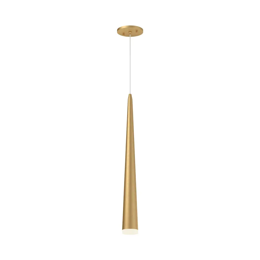 Mina 24" LED Pendant in Brushed Gold - Image 9