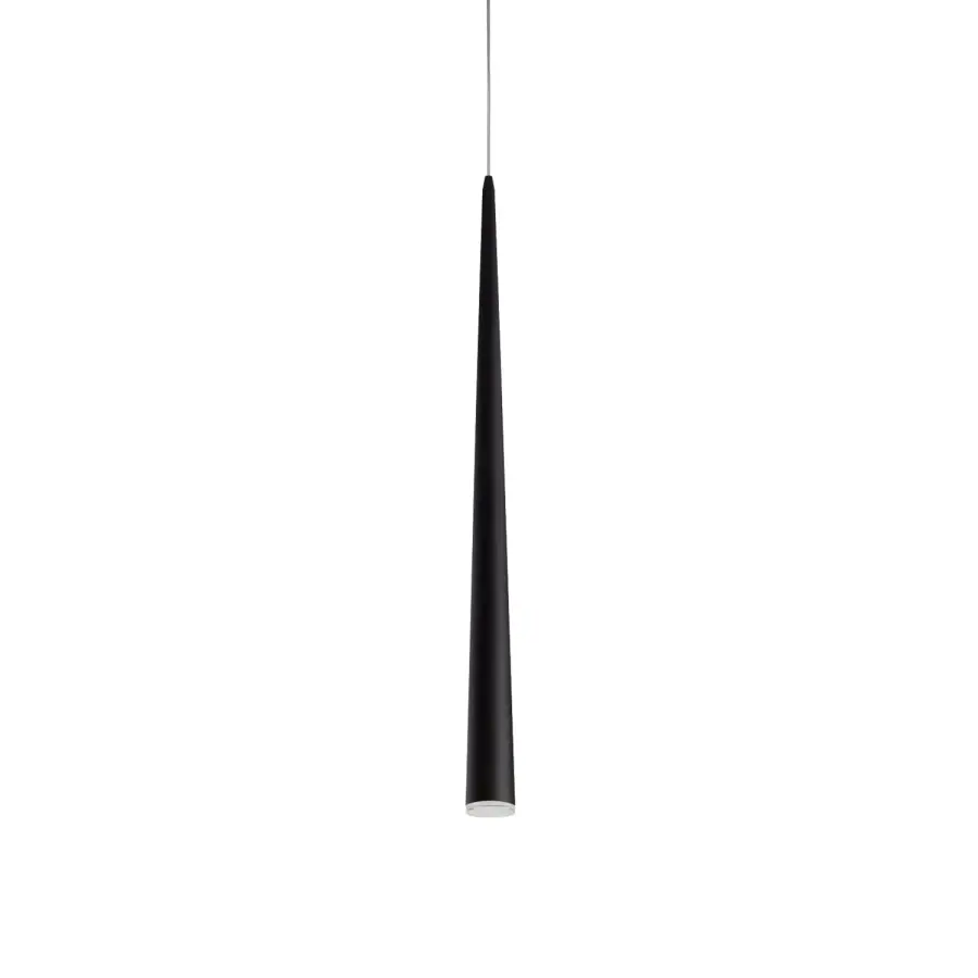 Mina 36" LED Pendant in Matte Black - Image 1