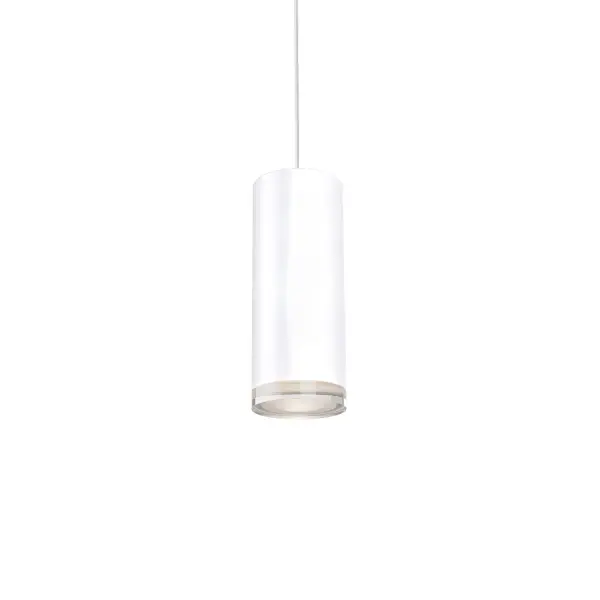 Cameo 8-Inch LED Pendant in White - Image 7