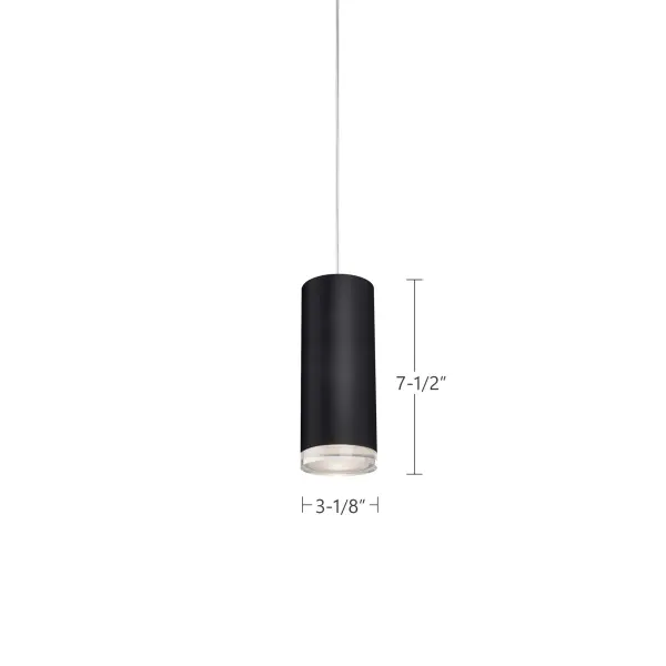 Cameo 8-Inch LED Pendant in White - Image 8