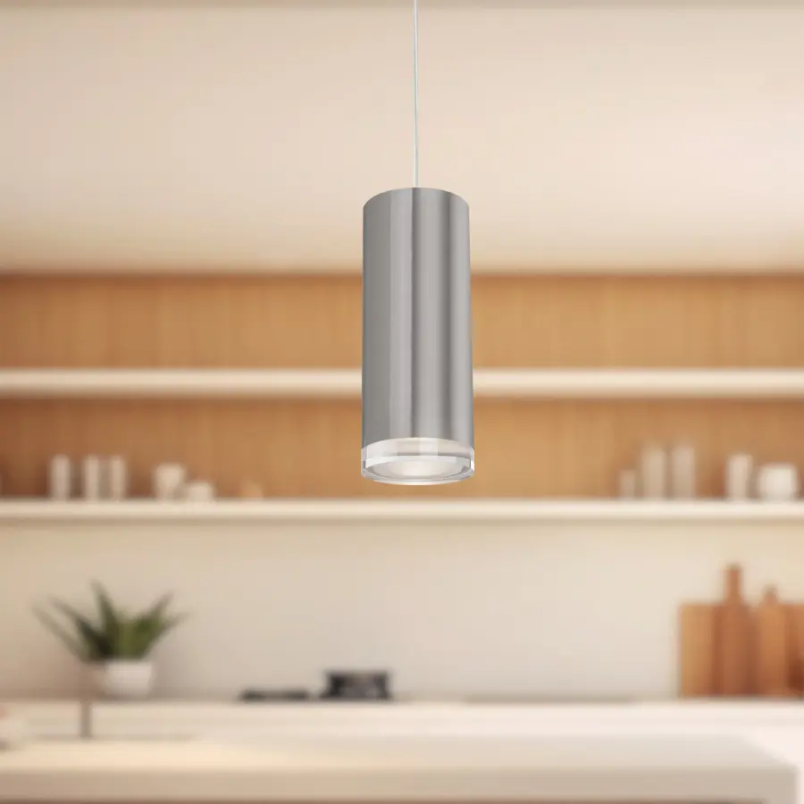 Cameo 10-Inch LED Pendant in Brushed Nickel - Image 5