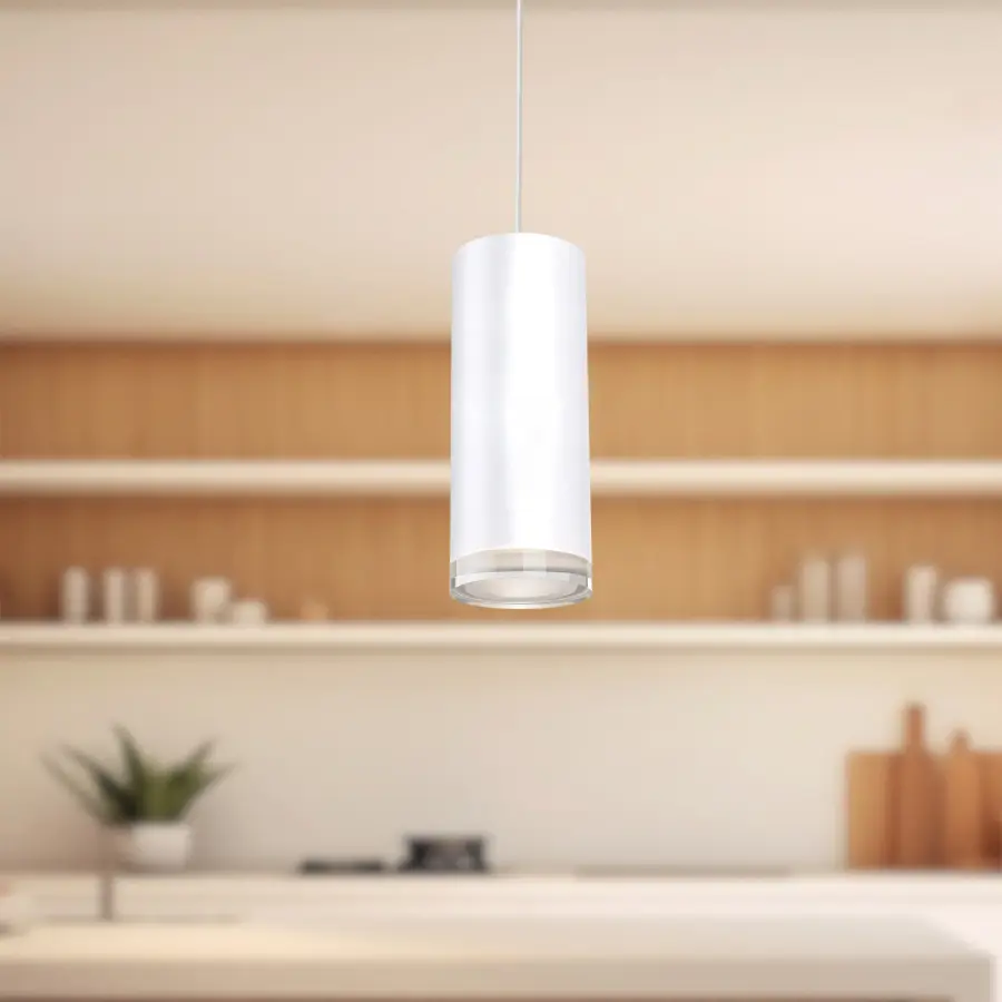 Cameo 10-Inch LED Pendant in Brushed Nickel - Image 6