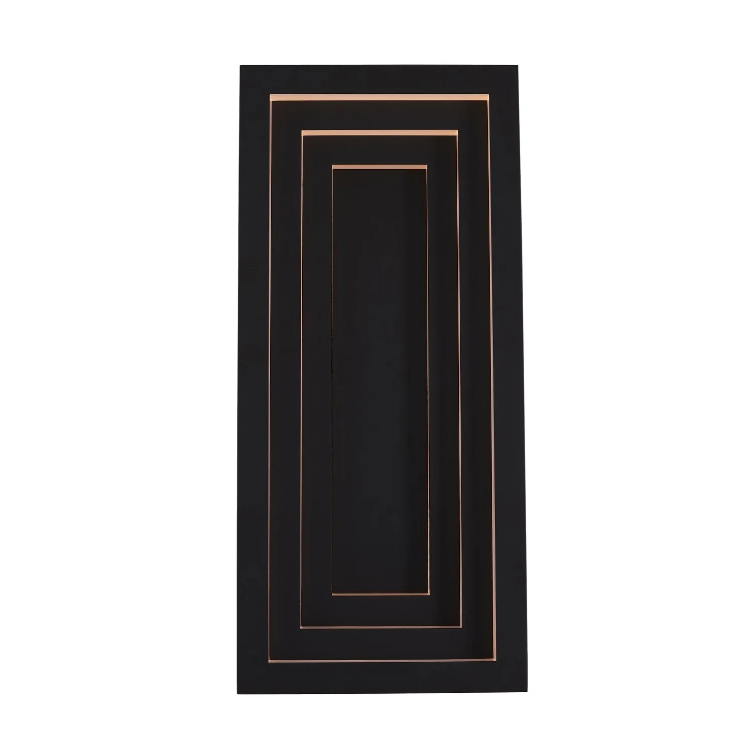 Chrysler LED Outdoor Wall Sconce in Matte Black