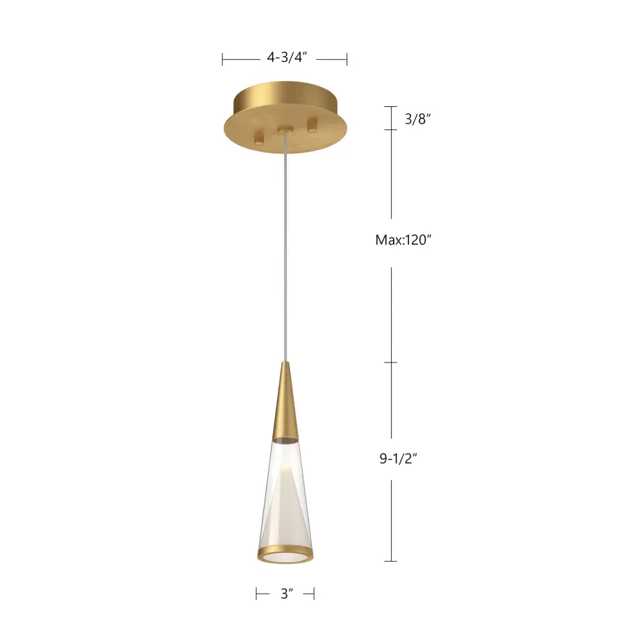 Malabar 3-Inch LED Pendant - Image 6