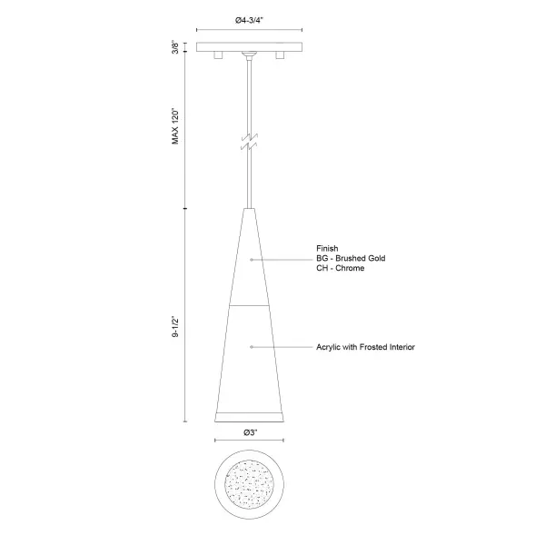Malabar 3-Inch LED Pendant - Image 7