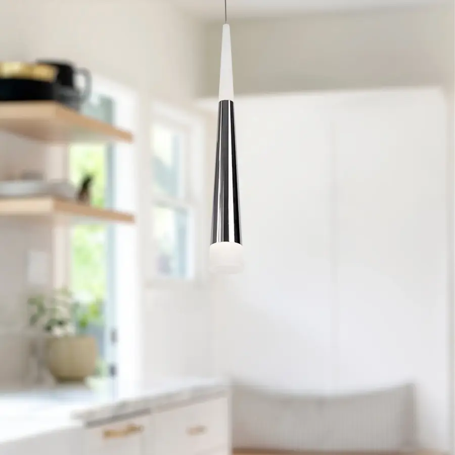 Ultra 2-Inch LED Pendant in Brushed Gold - Image 5
