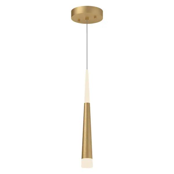 Ultra 2-Inch LED Pendant in Brushed Gold - Image 8