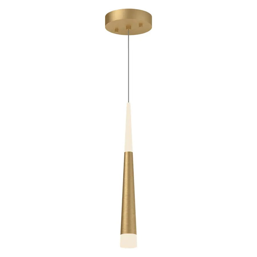 Ultra 2-Inch LED Pendant in Brushed Gold - Image 8
