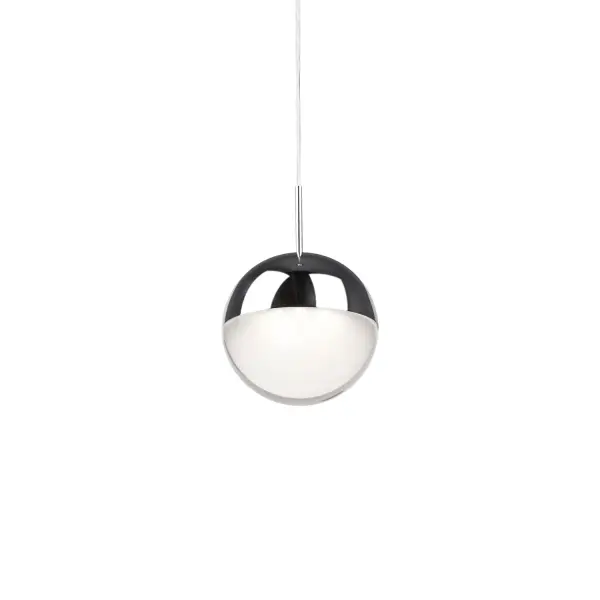 Pluto 4-Inch Pendant in Brushed Gold - Image 5