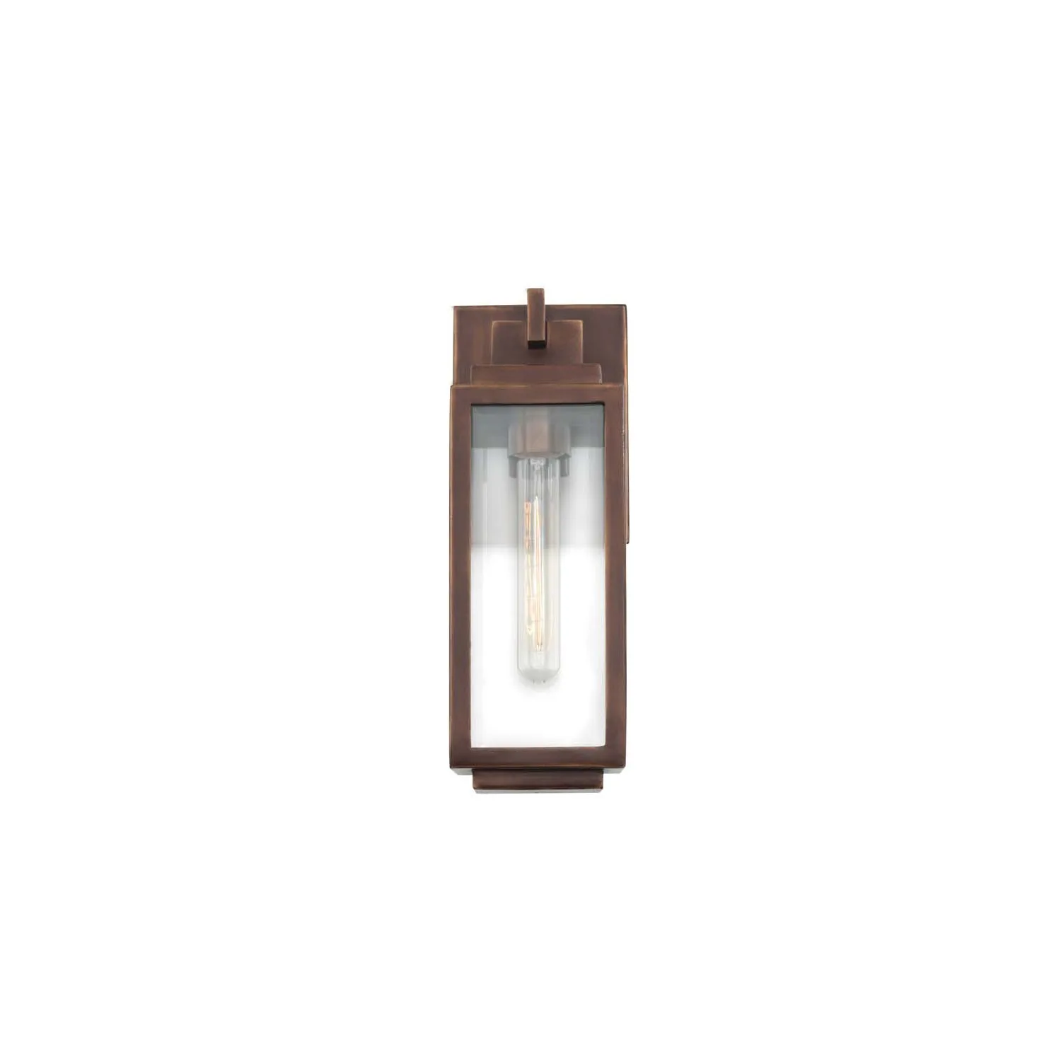 Chester Outdoor One Light Wall Bracket in Copper Patina