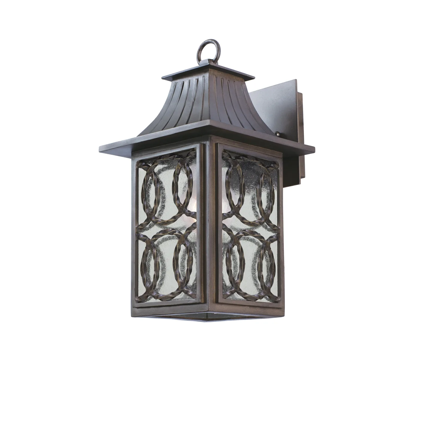 Monterey Outdoor One Light Wall Bracket in Aged Bronze